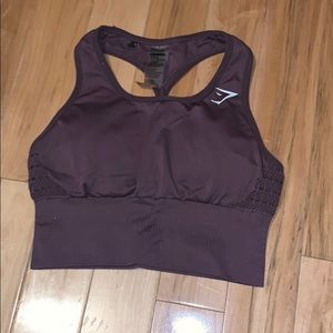 Gym shark purple bra